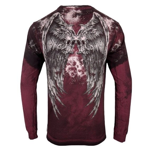 Xtreme Couture By Affliction Men's Long Sleeve T-shirt Relinquish - Picture 3 of 6
